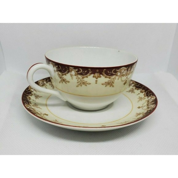 Vintage Toyo Toki Kaisha Rare Design Tea Cup & Saucer - Picture 1 of 9